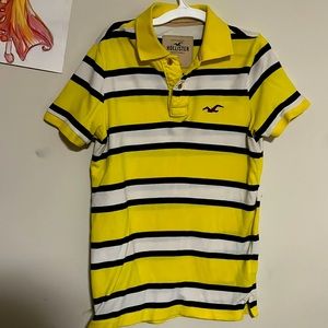 Polo shirt Brand: Hollister Size: Small Color: Yellow, Black, White